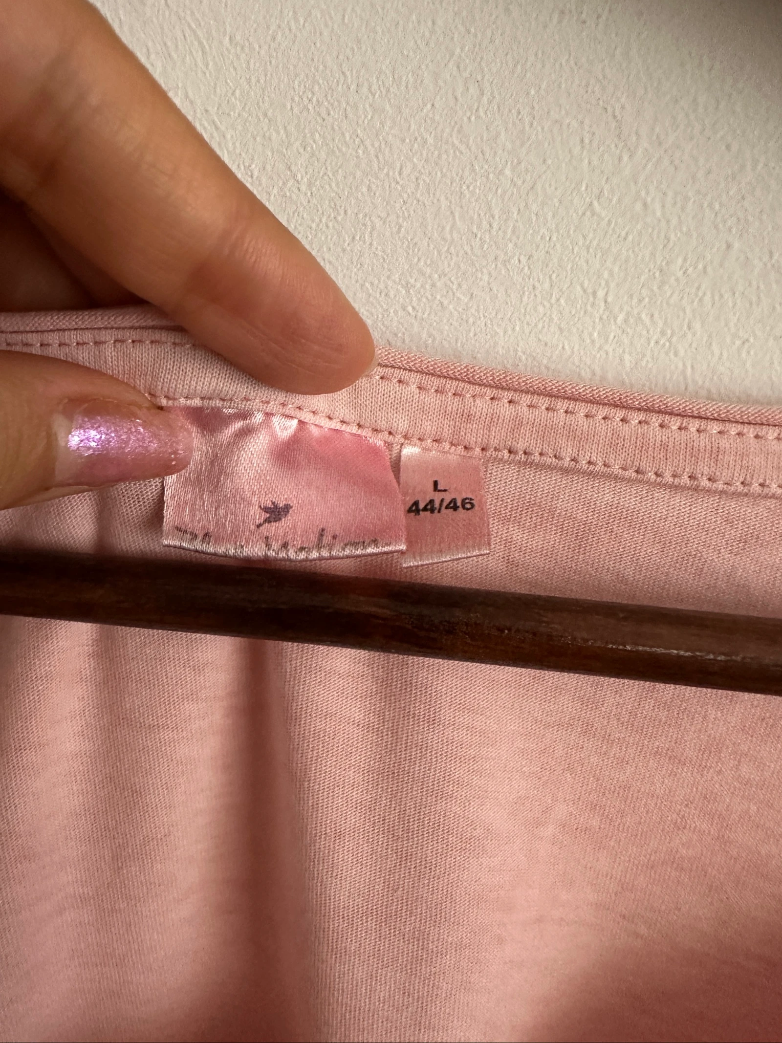 Camiseta rose pastel 100% coton Blue Motion - Taille L (44/46) – photo 2